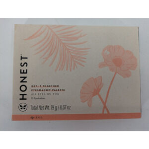 Honest Beauty Eyeshadow Palette 10 High Pigment Blendable Shades 19g/0.67oz. NIB